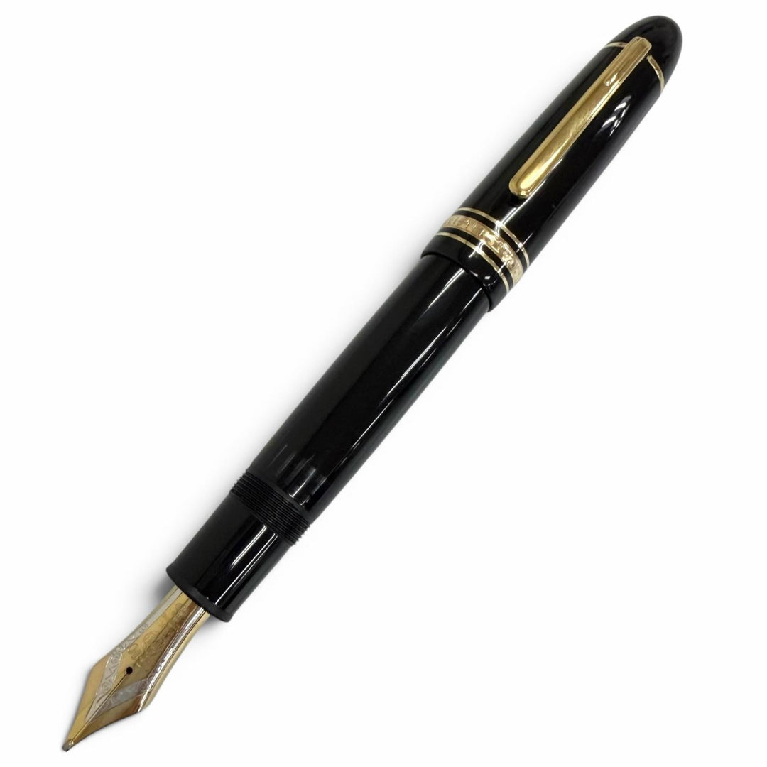 Great MONTBLANC fountain pen Meisterstück 149 black 18K mens