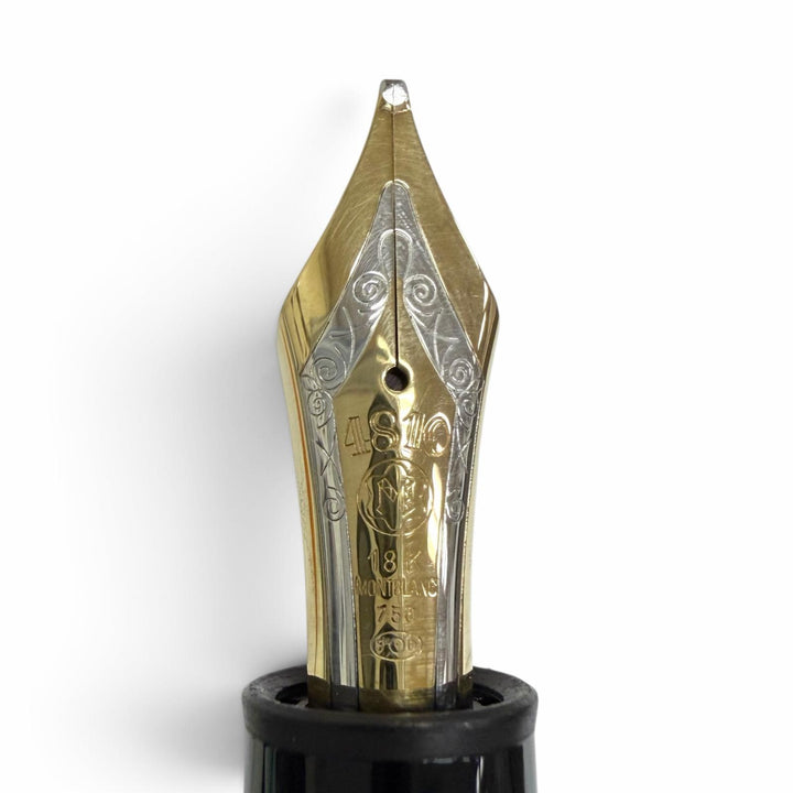 Great MONTBLANC fountain pen Meisterstück 149 black 18K mens