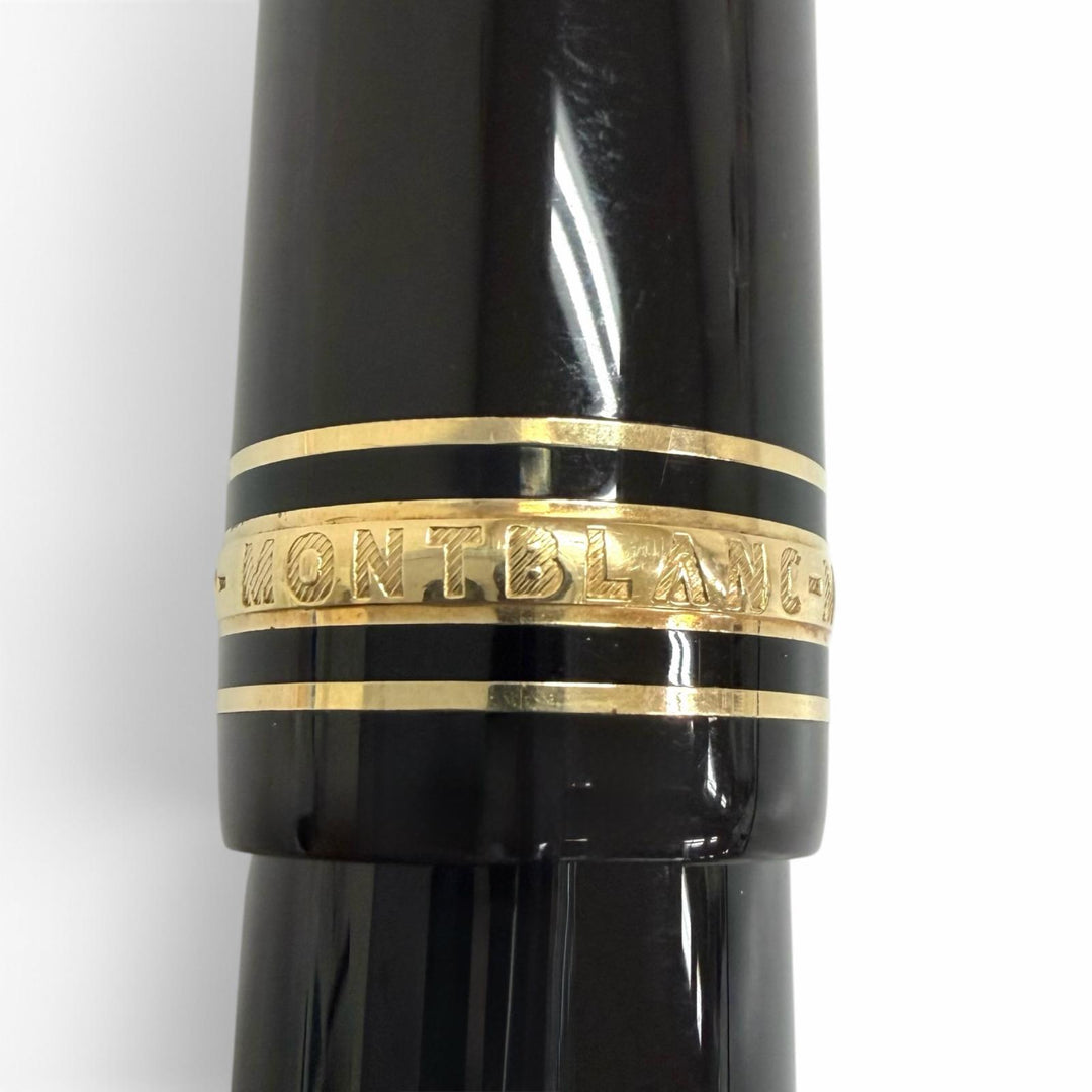 Great MONTBLANC fountain pen Meisterstück 149 black 18K mens
