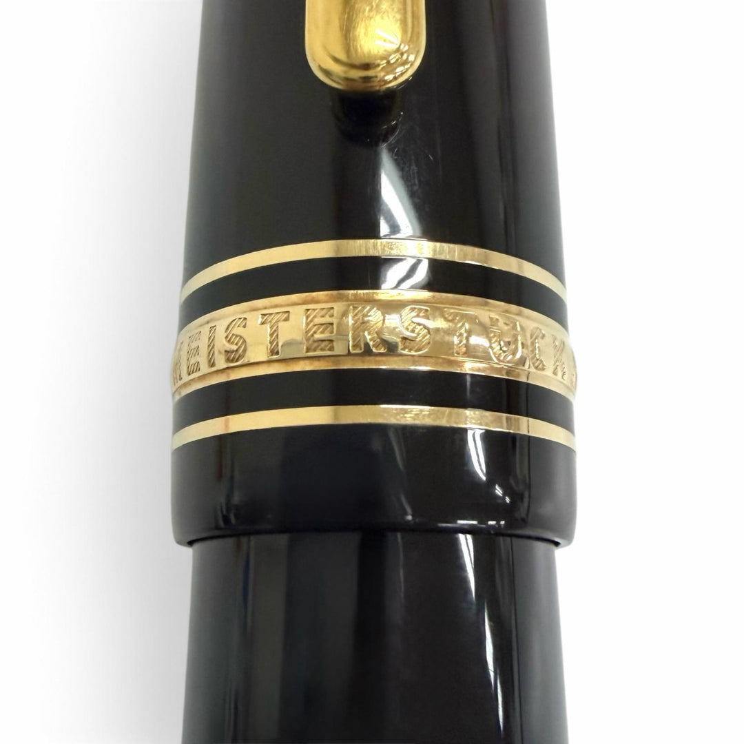 Great MONTBLANC fountain pen Meisterstück 149 black 18K mens