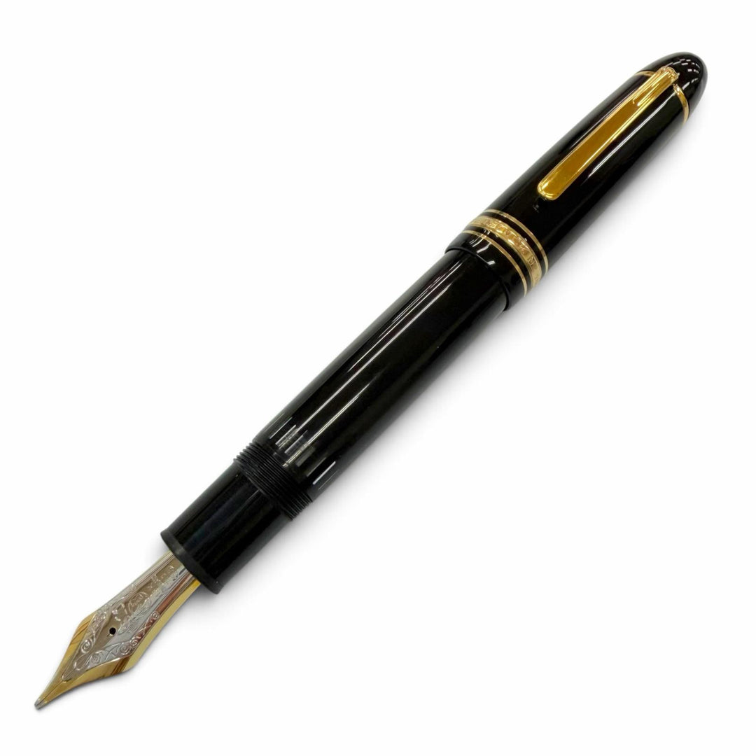 Great MONTBLANC fountain pen Meisterstück 149 white star black 18K mens