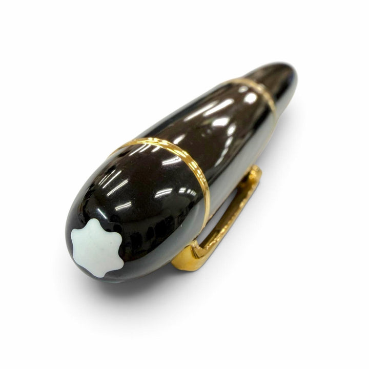 Great MONTBLANC fountain pen Meisterstück 149 white star black 18K mens
