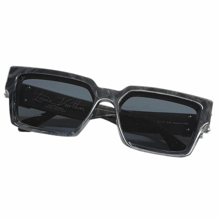 Excellent LOUIS VUITTON sunglasses 1.1 Millionaire Marble Square Gris