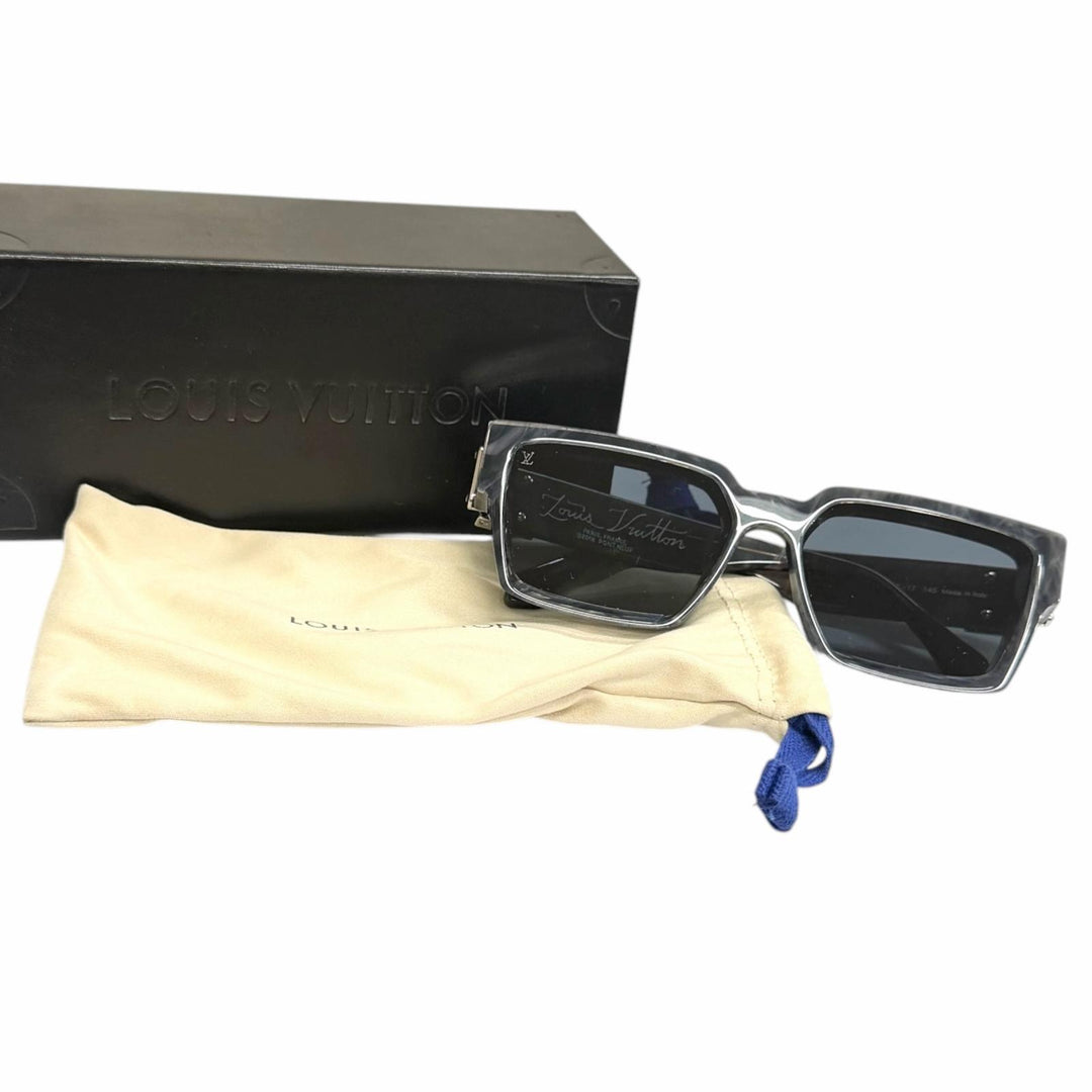 Excellent LOUIS VUITTON sunglasses 1.1 Millionaire Marble Square Gris
