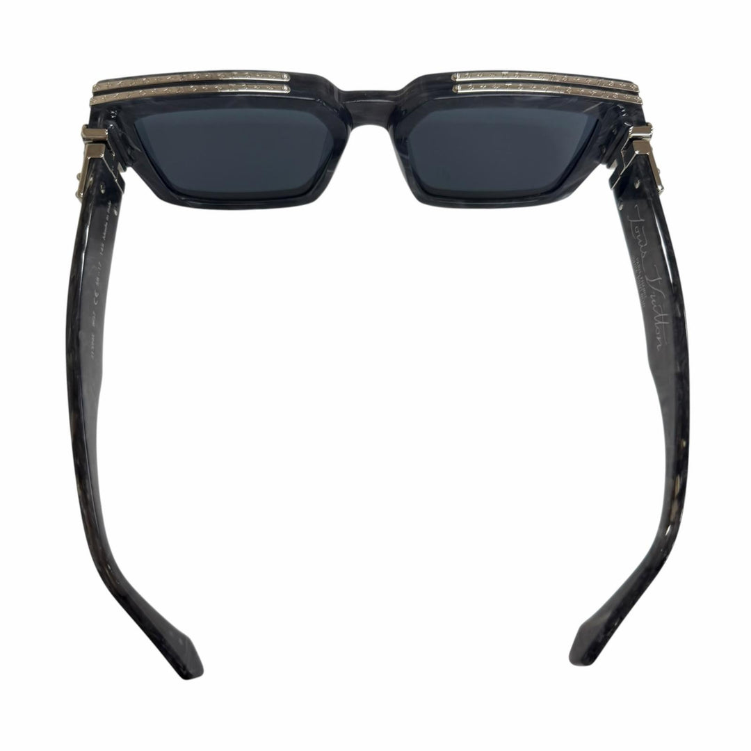 Excellent LOUIS VUITTON sunglasses 1.1 Millionaire Marble Square Gris