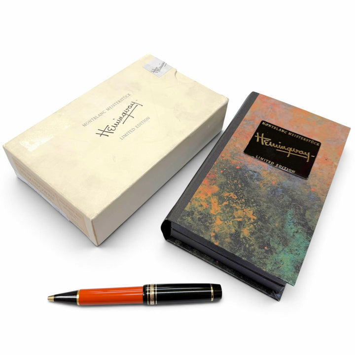 Great MONTBLANC Ballpoint pen Author Series 1992: Hemingway Orange mens