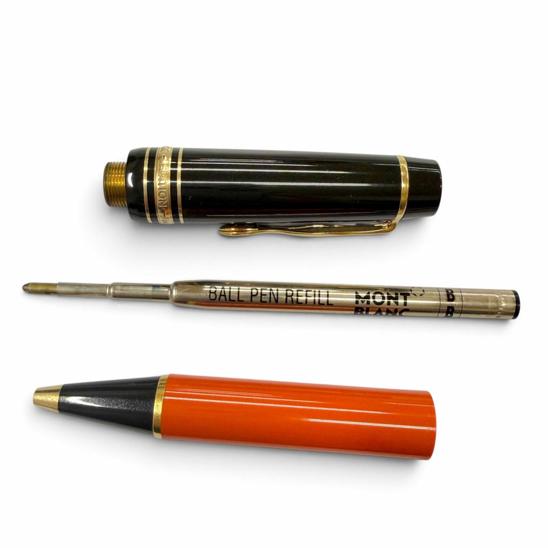 Great MONTBLANC Ballpoint pen Author Series 1992: Hemingway Orange mens