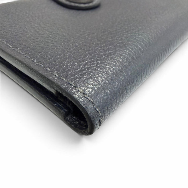 Great HERMES Card Case R.M.S. Crude cell Blue Safir Evercolor Leather mens