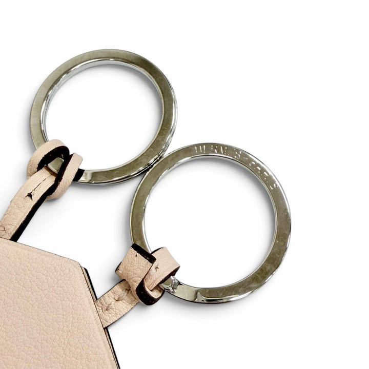 Excellent HERMES Necklace Clochette Leather Pendant leather Women