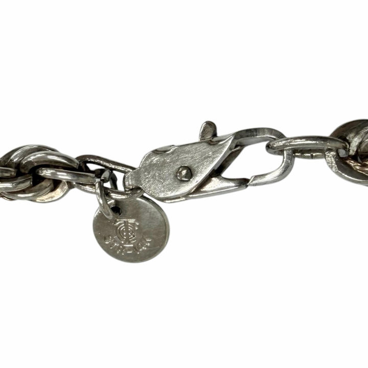 Great TIFFANY&Co. Necklace Twist Chain Silver SV925 mens