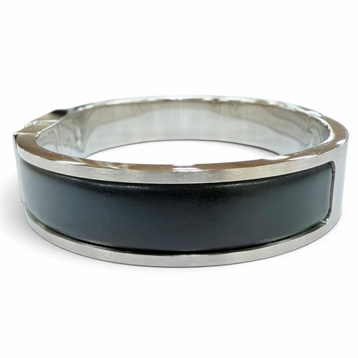 Great HERMES Bangle Kelly Men Bracelet black Women