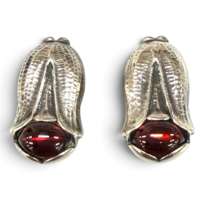 Great Georg Jensen Earring Ear clip Silver 925 Women 2007