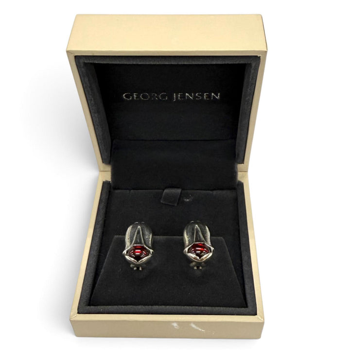 Great Georg Jensen Earring Ear clip Silver 925 Women 2007