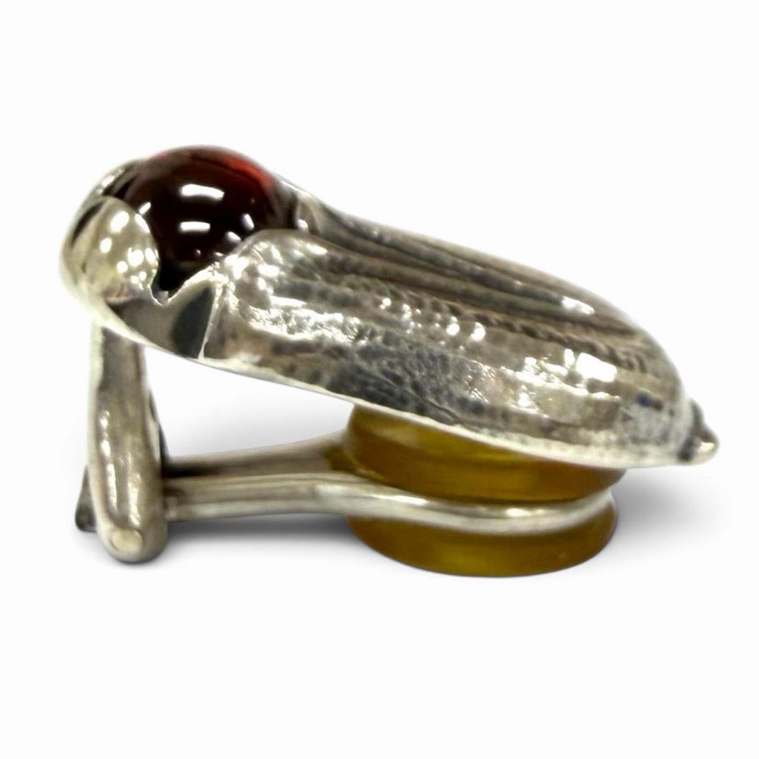 Great Georg Jensen Earring Ear clip Silver 925 Women 2007