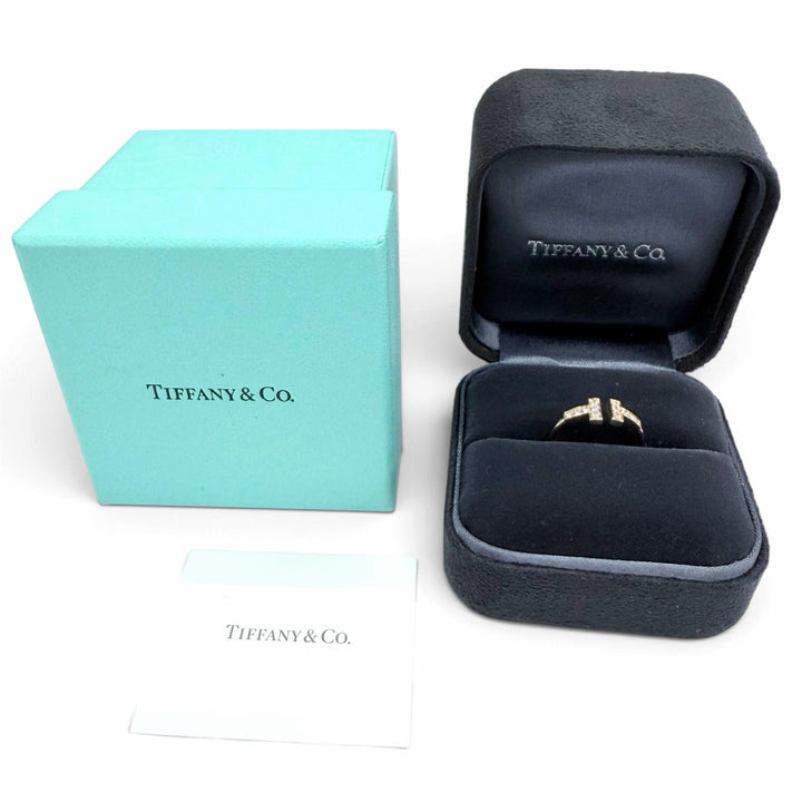 Great TIFFANY&Co. Diamond wire ring Purchased in July 2023 Pink gold AU750 Women