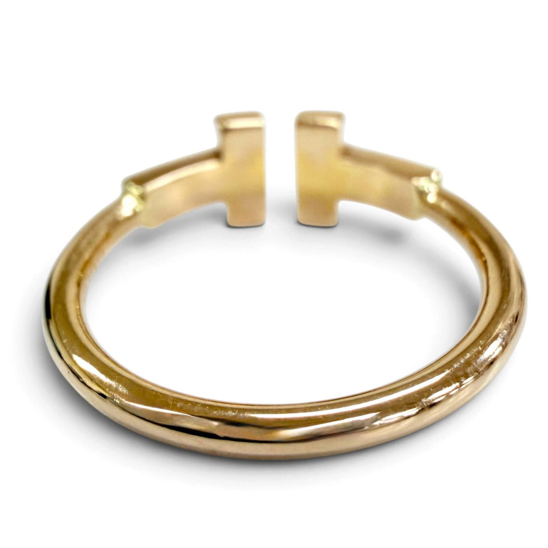 Great TIFFANY&Co. Diamond wire ring Purchased in July 2023 Pink gold AU750 Women