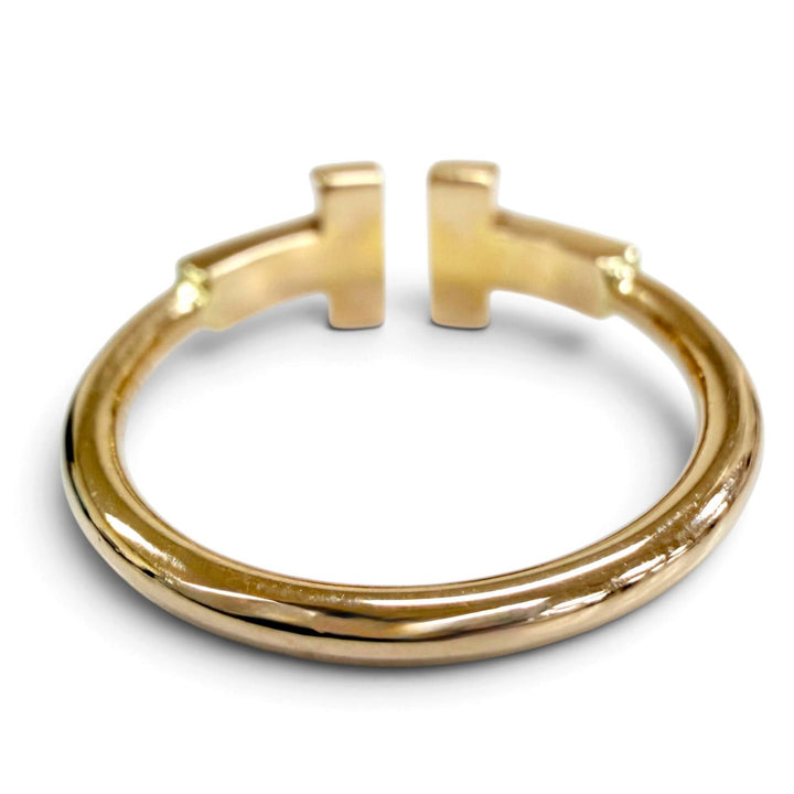 Great TIFFANY&Co. Diamond wire ring Purchased in July 2023 Pink gold AU750 Women