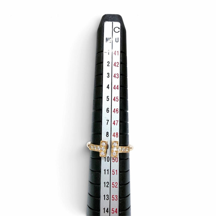 Great TIFFANY&Co. Diamond wire ring Purchased in July 2023 Pink gold AU750 Women