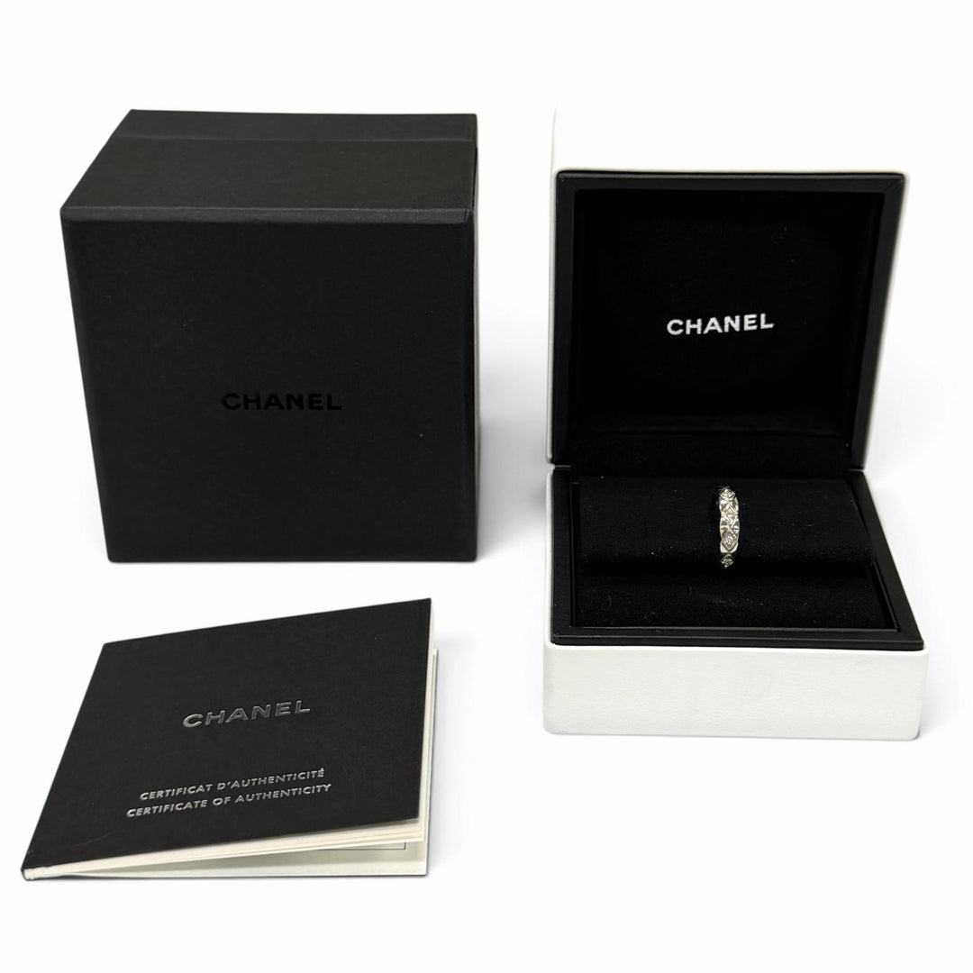 Excellent CHANEL Earring Coco Crush Collection Single Ear Cuff 750(WG) J12154
