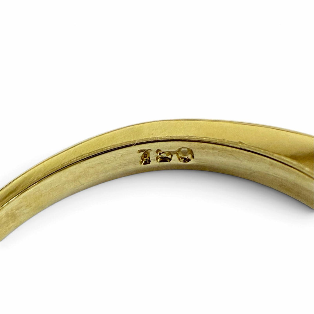 Great TIFFANY&Co. Ring ring ribbon Yellow Gold 750 Women
