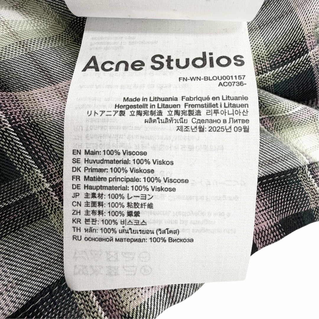 Excellent ACNE STUDIOS Long sleeve shirt Overshirt 34 FN-WN-BLOU001157