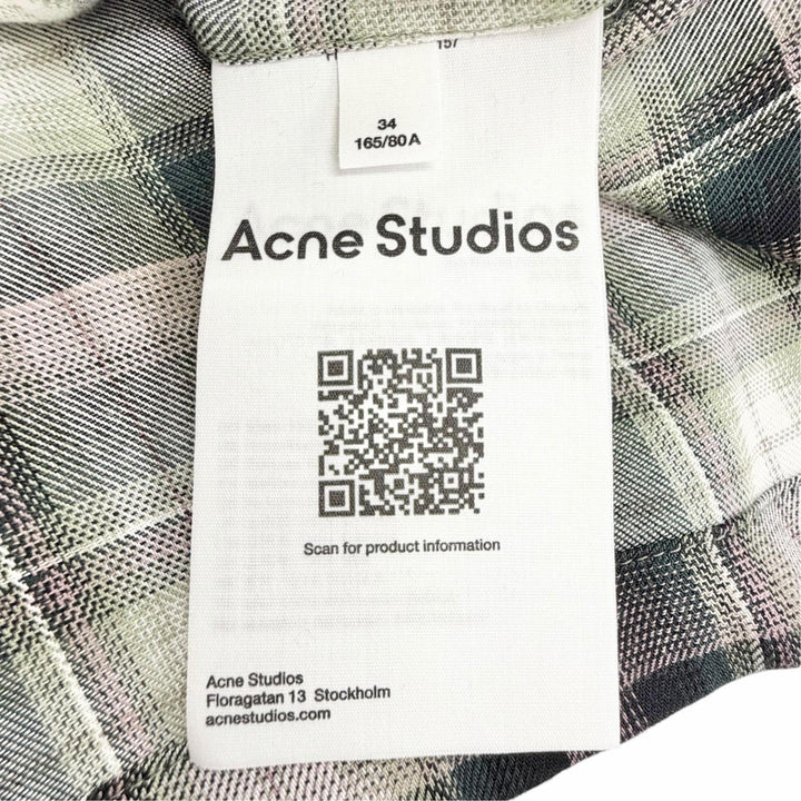 Excellent ACNE STUDIOS Long sleeve shirt Overshirt 34 FN-WN-BLOU001157