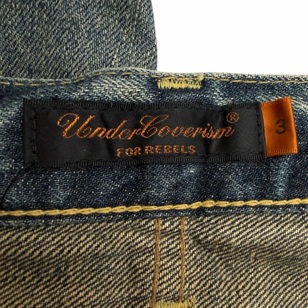 Great UNDERCOVERISM Denim pants Archive Indigo blue cotton mens 3 6A240-P10