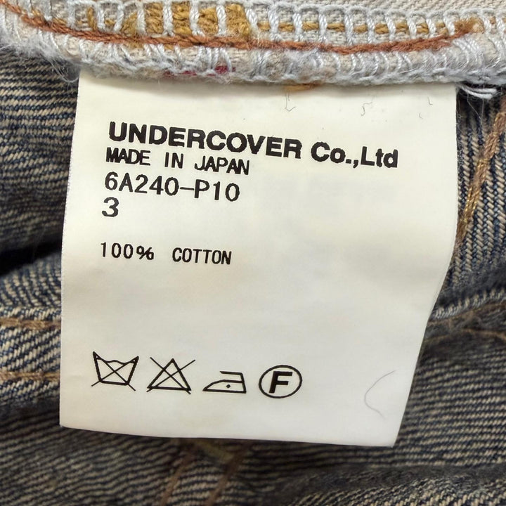 Great UNDERCOVERISM Denim pants Archive Indigo blue cotton mens 3 6A240-P10