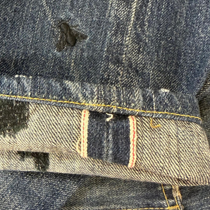 Great UNDERCOVERISM Denim pants Archive Indigo blue cotton mens 3 6A240-P10