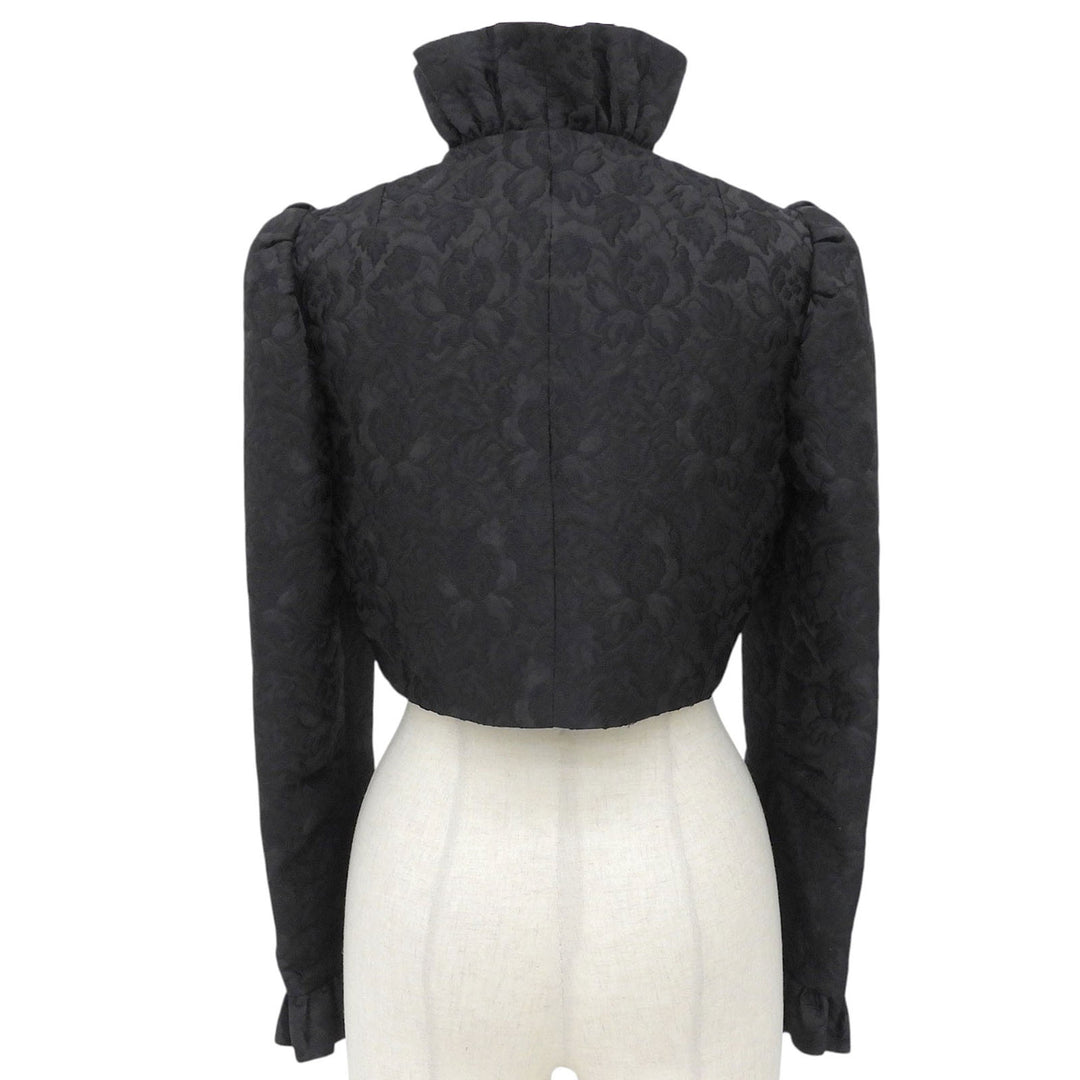Great DOLCE&GABBANA Jacket Floral Jacquard Bolero black polyester Women 40