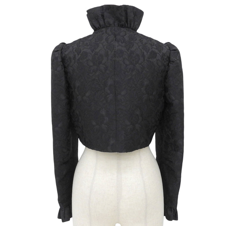 Great DOLCE&GABBANA Jacket Floral Jacquard Bolero black polyester Women 40