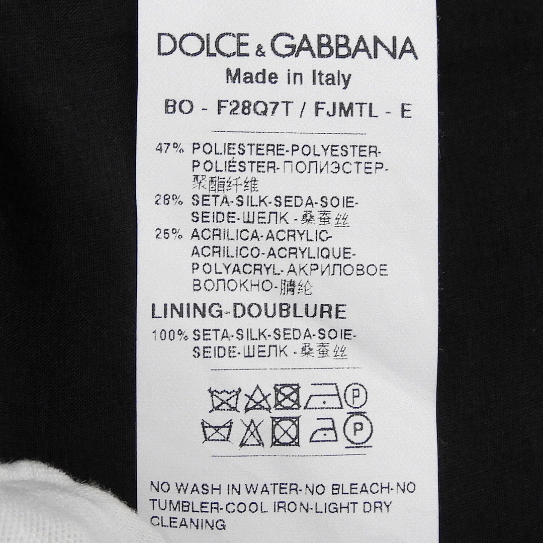 Great DOLCE&GABBANA Jacket Floral Jacquard Bolero black polyester Women 40