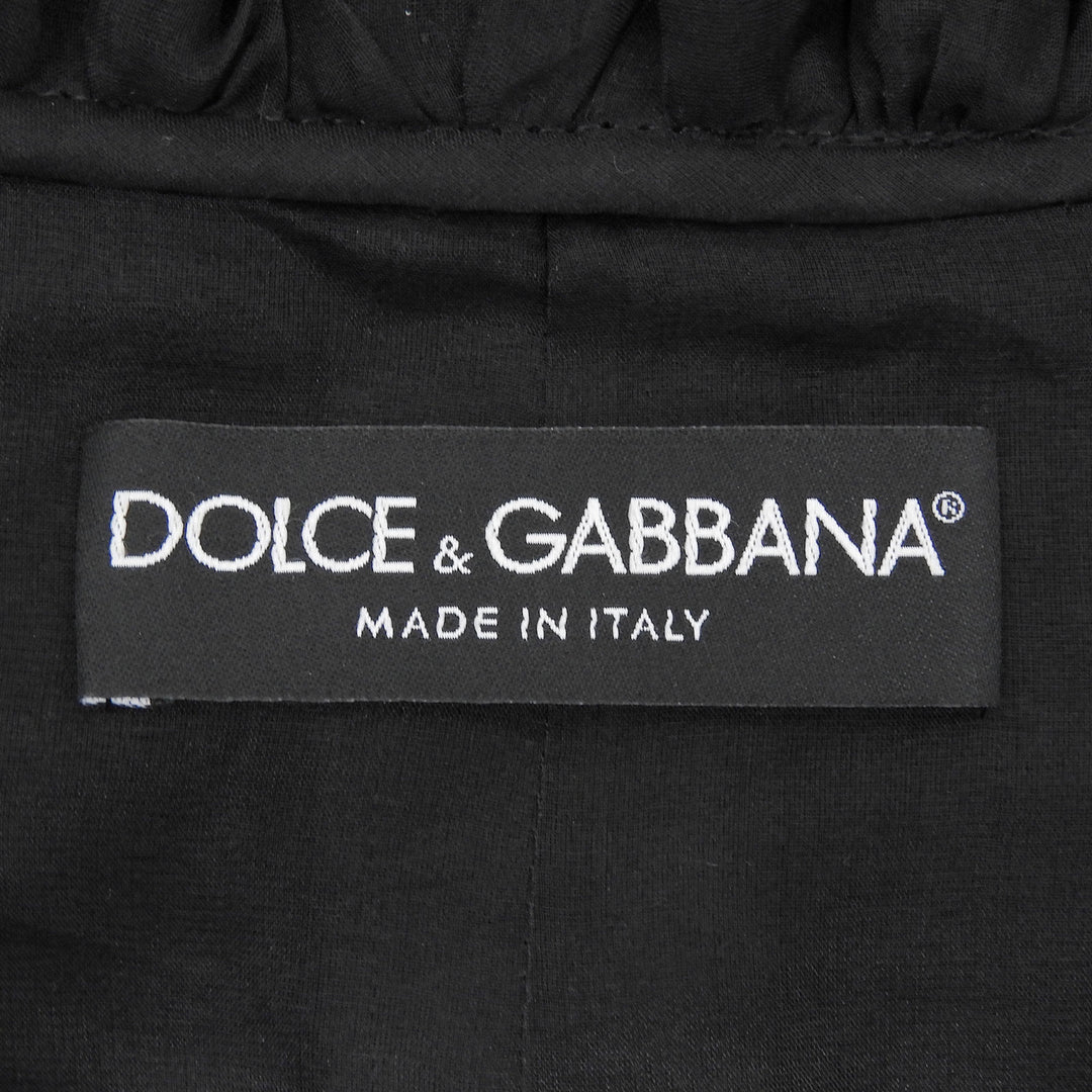 Great DOLCE&GABBANA Jacket Floral Jacquard Bolero black polyester Women 40
