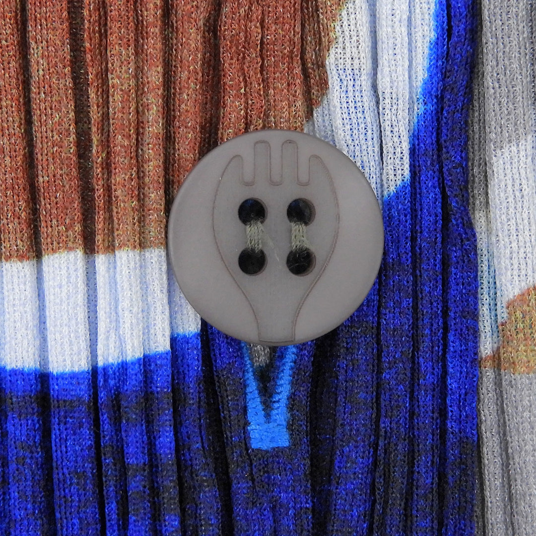 Excellent PLEATS PLEASE cardigan Full pattern Pleated Multi 3 PP11-J0665