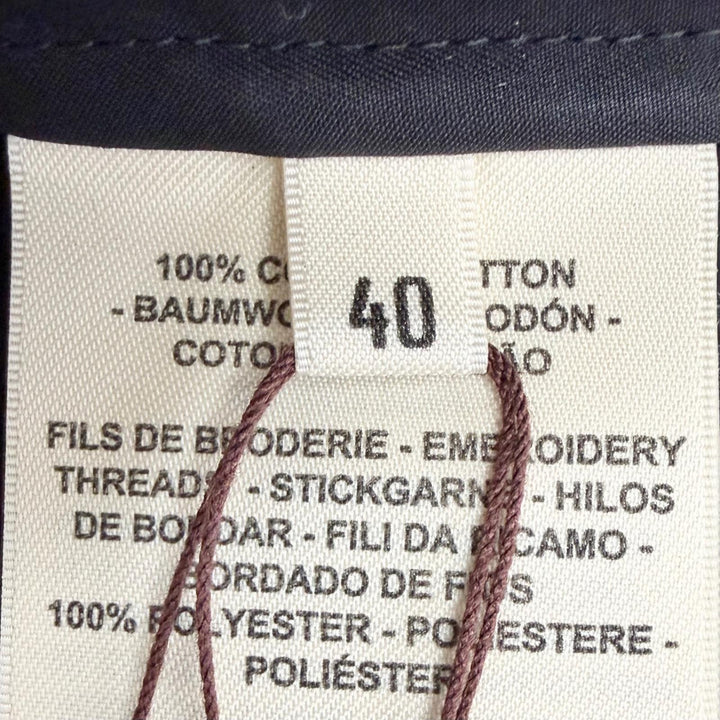 Pristine HERMES one piece Aux Champs Remix Drawstring Embroidery 40 6E0582DV