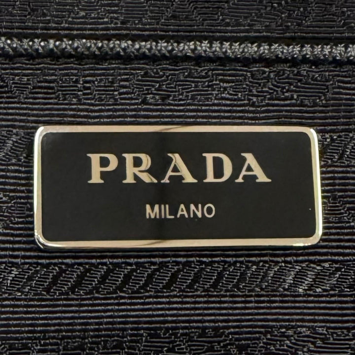 Great PRADA Backpack Daypack Triangle logo triangular plate backpack 1BZ039