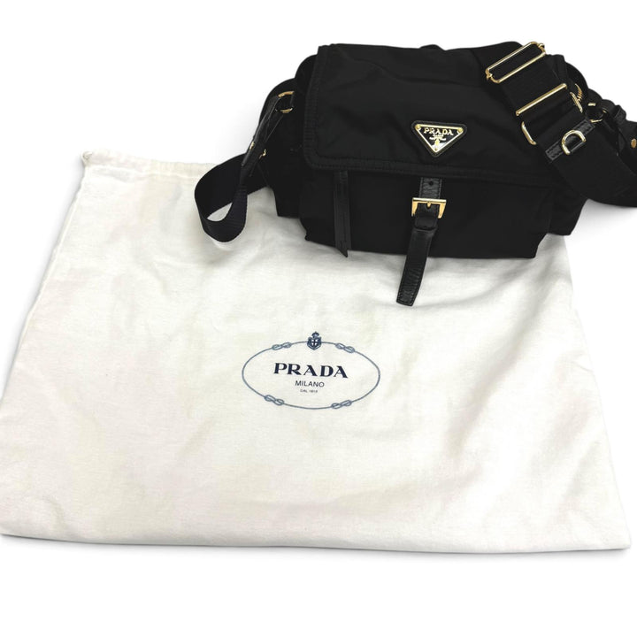 Great PRADA Shoulder Bag Explorer Medium Triangle logo Re-Nylon 2WAY
