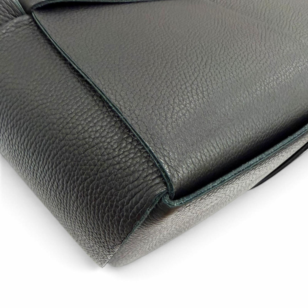 Great BOTTEGAVENETA Small The Arco Tote Bag Leather with pouch black 652867