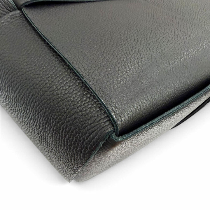 Great BOTTEGAVENETA Small The Arco Tote Bag Leather with pouch black 652867