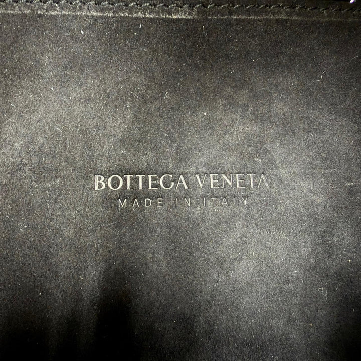 Great BOTTEGAVENETA Small The Arco Tote Bag Leather with pouch black 652867