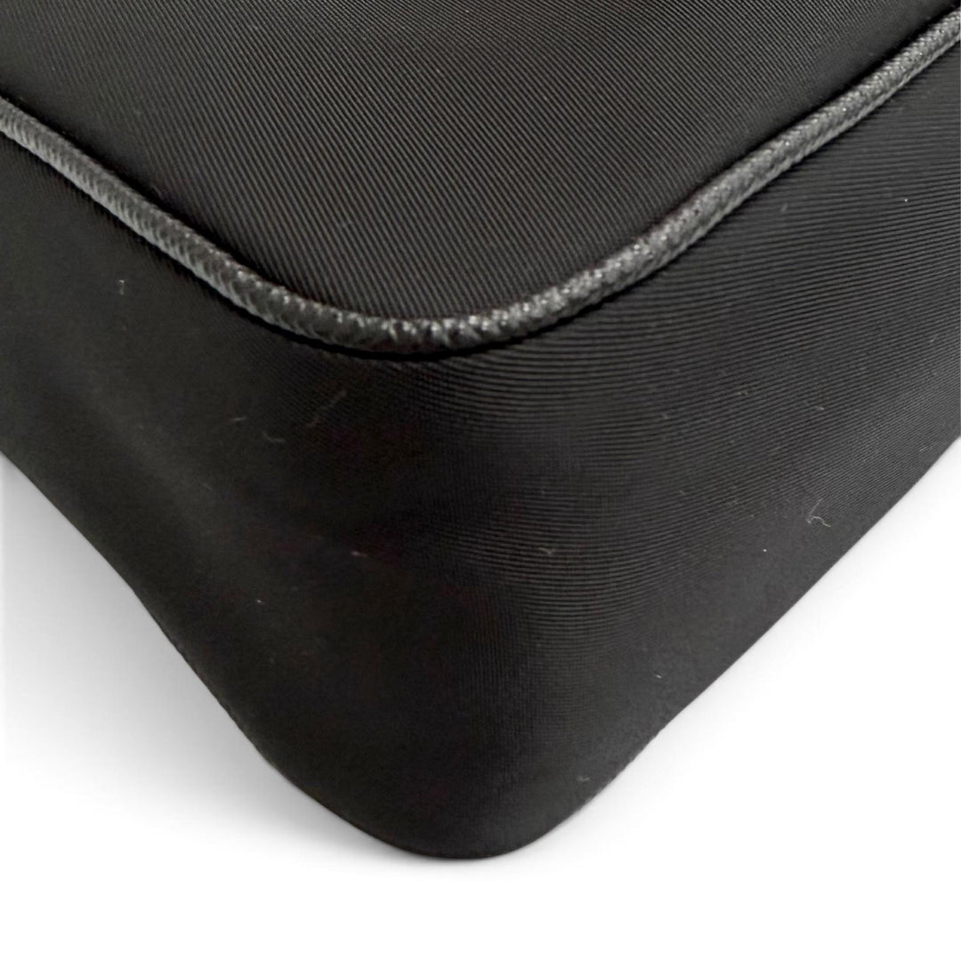 Excellent PRADA Handbag Re-Edition 2005 Re-Nylon Triangle Logo black 1N204X