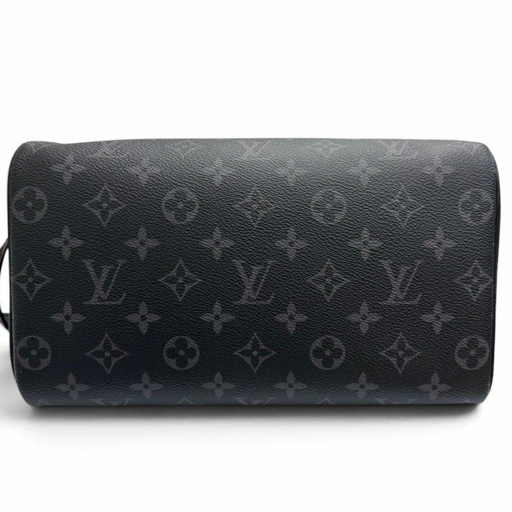 Excellent LOUIS VUITTON business bag Dop kit Travel pouch black