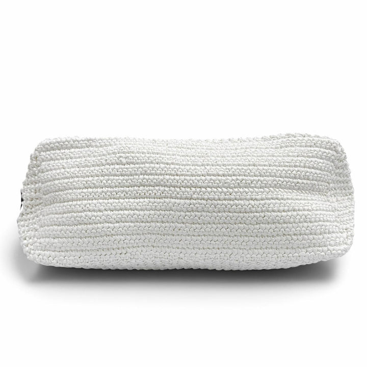 Pristine PRADA Tote Bag Crochet Tote Bag white Rayon Women 1BG392