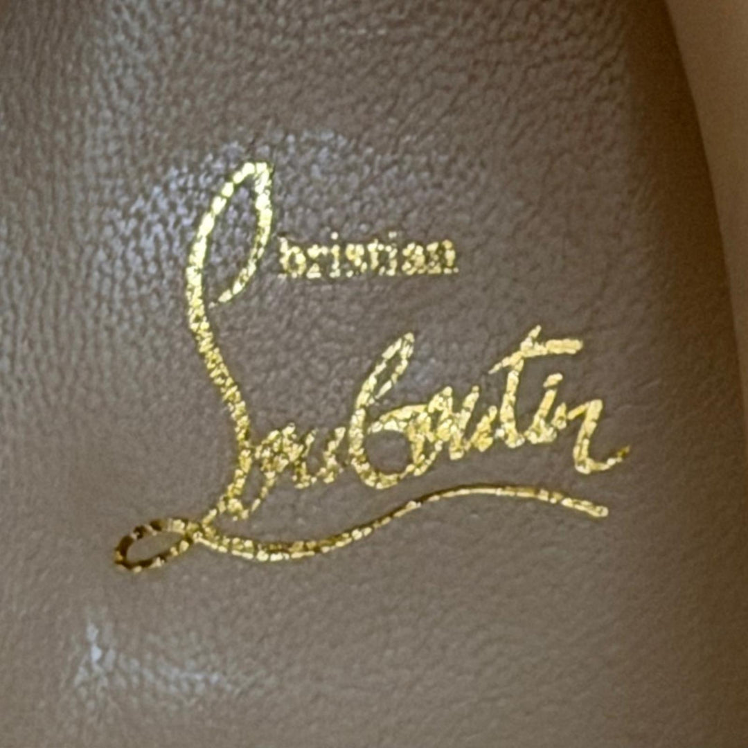 Pristine Christian Louboutin black leather Women 38.5 3130073
