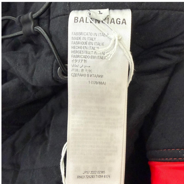Excellent BALENCIAGA adidas coat Three Stripes Trefoil 3-Way Bench Red