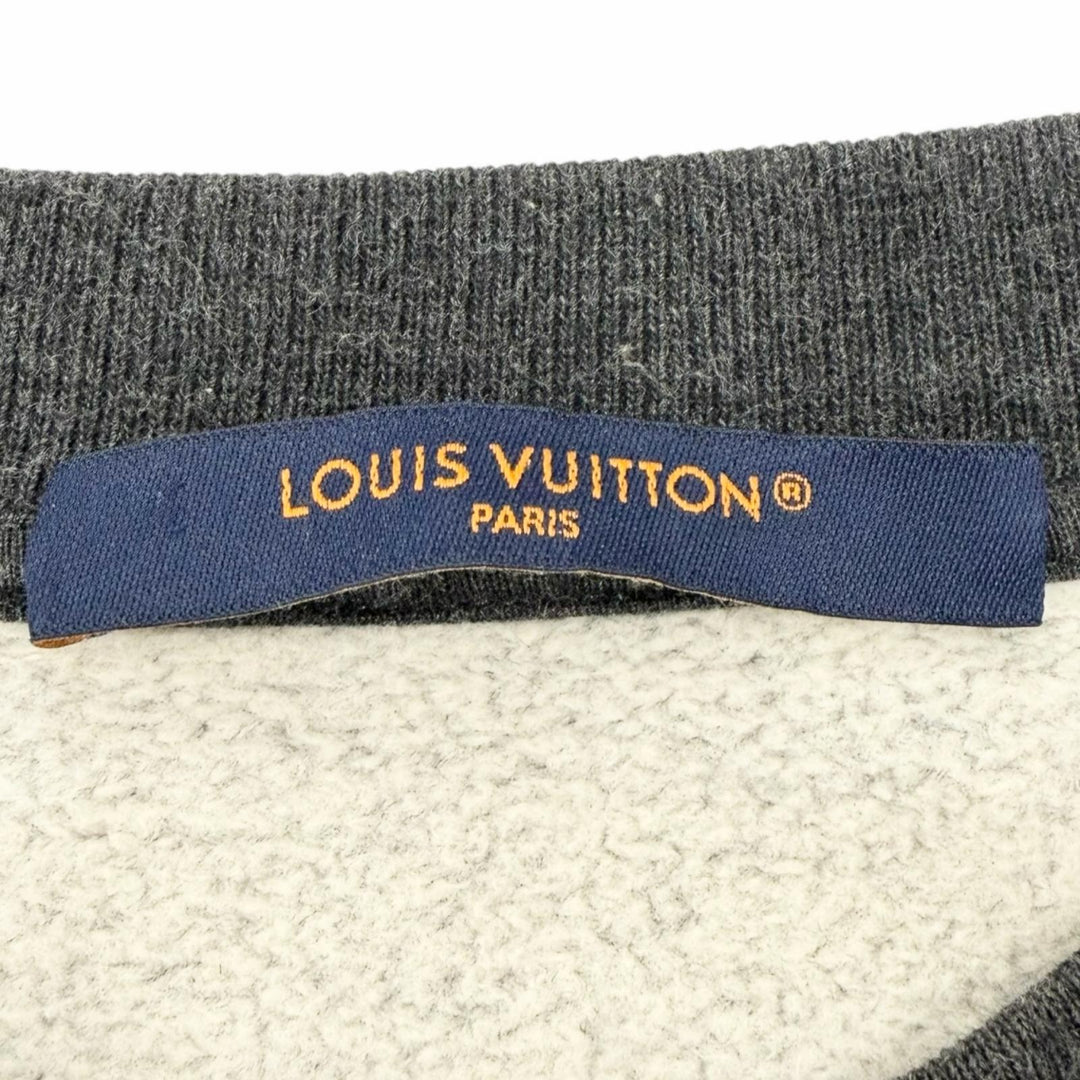 Very Good LOUIS VUITTON sweat gray cotton mens XS