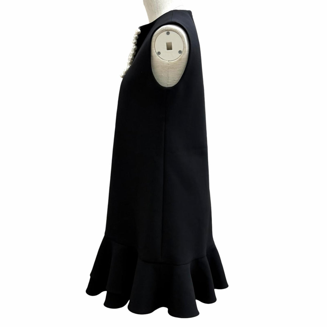 Excellent YOKO CHAN one piece black polyester Women 36 YCD-321-796