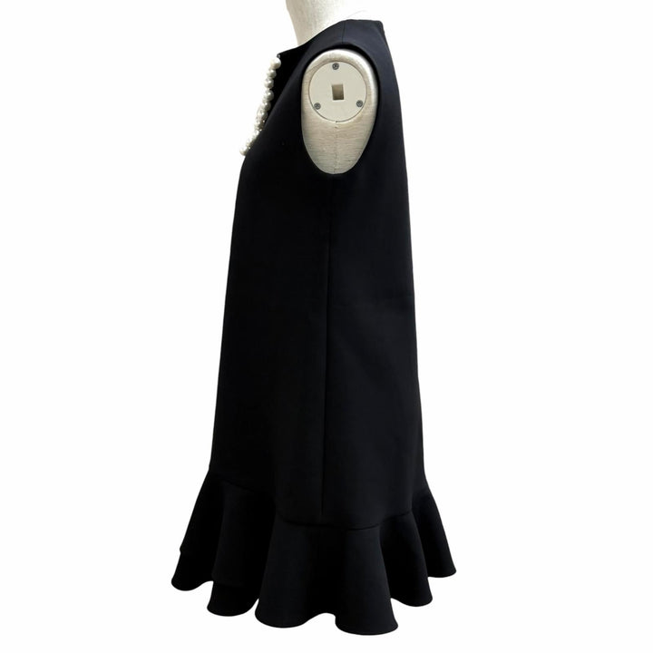 Excellent YOKO CHAN one piece black polyester Women 36 YCD-321-796