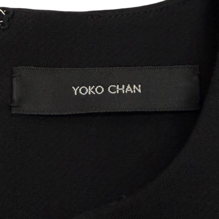 Excellent YOKO CHAN one piece black polyester Women 36 YCD-321-796