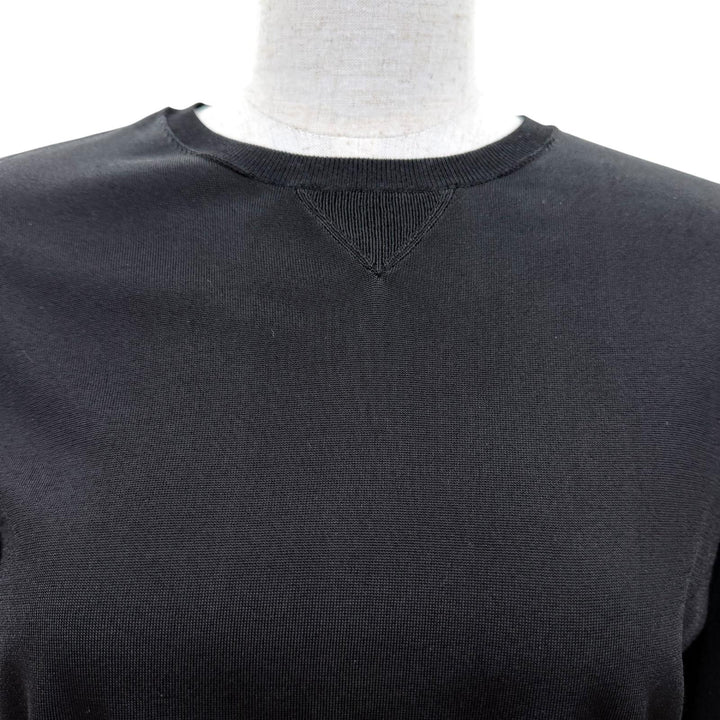 Great CHANEL knit COCO Mark Button Long Sleeve black Women 36 P64759K60717
